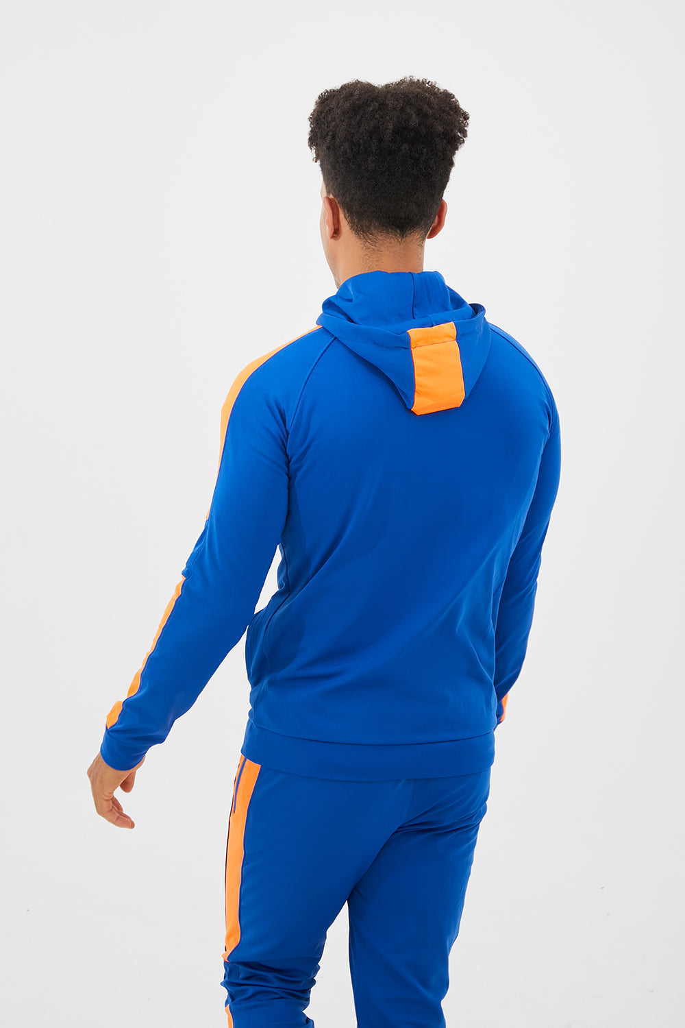 Black Label Blue and Orange Track Suit Black Label Threads