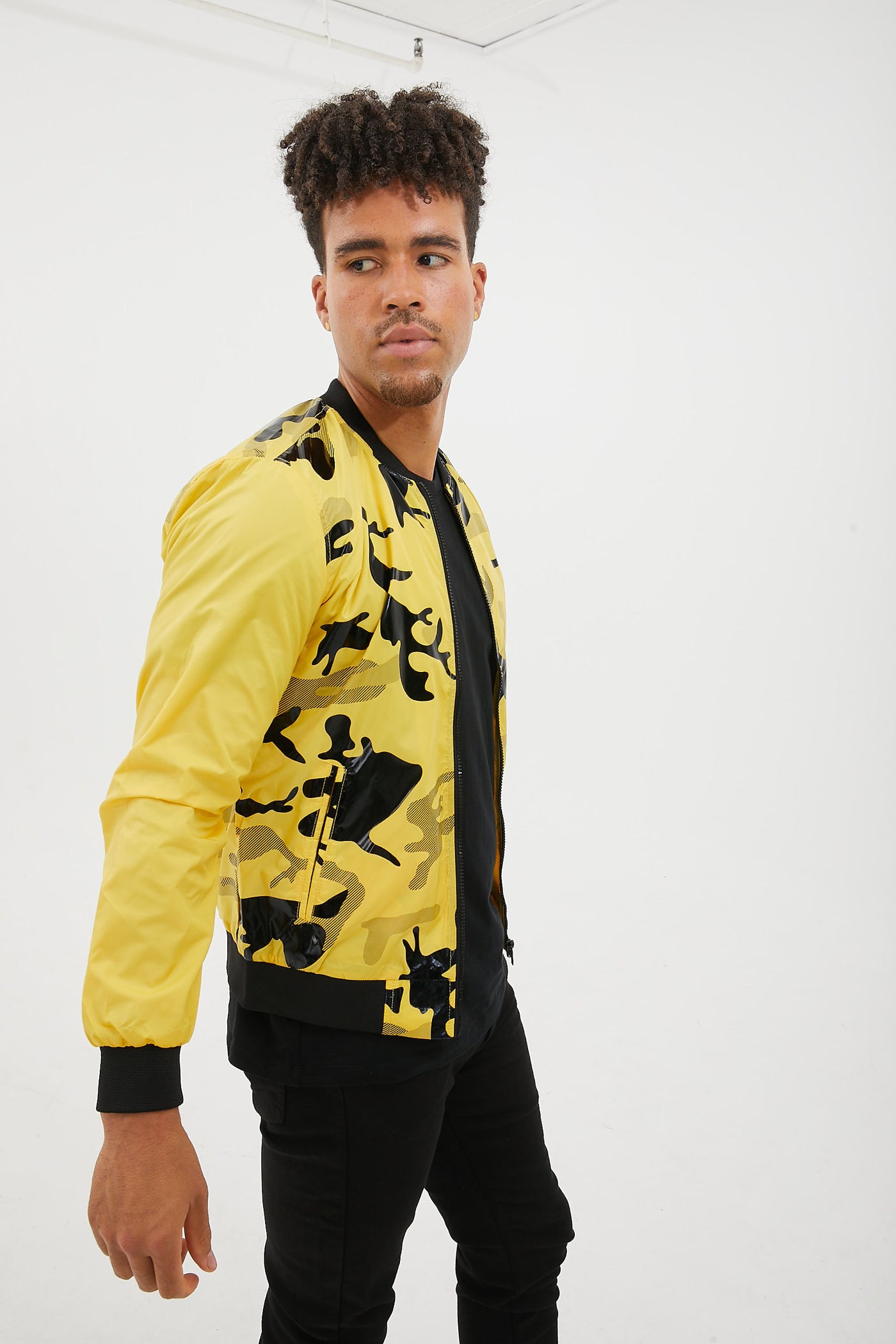 Patchwork Denim Yellow Jacket | Jacket Streetwear Yellow Men - Men's Red  Denim Jacket - Aliexpress